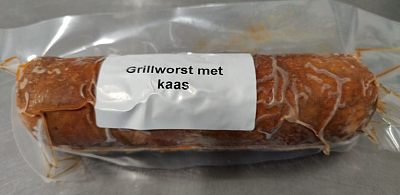 Grillworst met kaas aan stuk ca 400 gram *DV