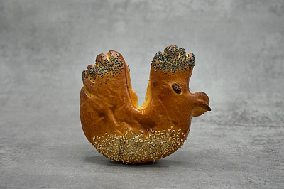 Paaskipjes met zaadjes per 6 stuks