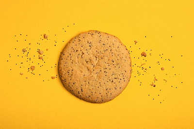 Citroen Maanzaad Koek GROOT ecologisch per stuk verpakt  – Laag in suikers (30 x 50g)
