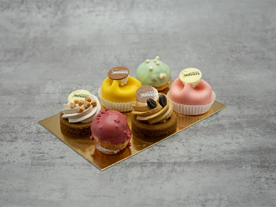 Luxe petit fours met logo (logo kunt u toezenden naar bestellingen@oregional.nl)