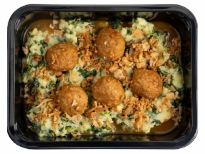 Andijviestampot met slagersballetjes  (2 maaltijden van 450 gram)