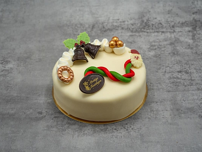 Kerstslagroomtaartje