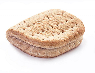 De luxe focaccia volkoren panini 40 x 90 gram (binnen schijf van vijf) *DV
