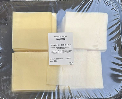 3 kg NO WASTE KAAS 48+ gesneden plak 3 kg (SCHERPE AANBIEDING)
