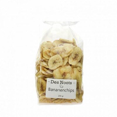 Bananenchips 12 x 200 gram *vrijdag voor 15:00 bestellen = donderdag leveren