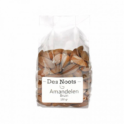 Amandelen bruin 12 x 150 gram *vrijdag voor 15:00 bestellen = donderdag leveren