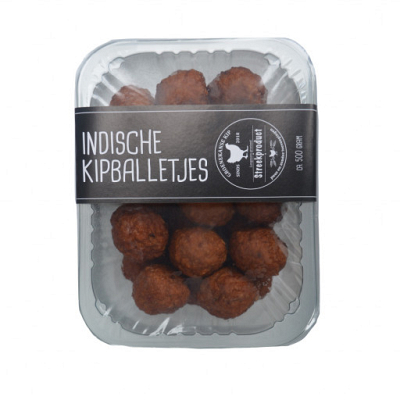 Indische balletjes GROENEKAN kip 6 x 500 gram  *Vrijdag bestellen = woensdag leveren
