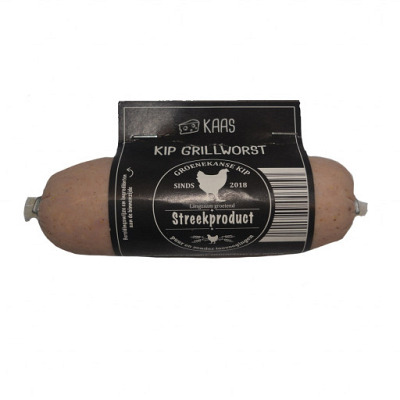 Grillworst Kip / kaas GROENEKAN kip 6 x 250 gram  *Vrijdag bestellen = woensdag leveren
