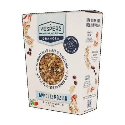 Granola appel rozijn 1 kg (Granola met impact)