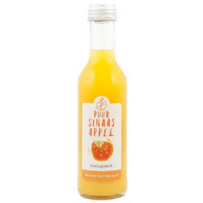 Puur Sinaasappelsap krat à 15 x 185 ml Ecologisch