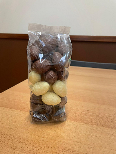 Zakje chocolade eitjes à 30 stuks (380 gram)