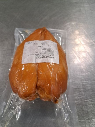 Gerookte kipfilet AAN STUK ca 500 gram *Bestellen voor 12:45 = volgende dag leveren