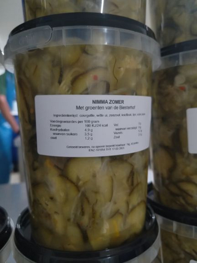 Zomer gefermenteerde groentenmix REGENERATIEF 1 kg
