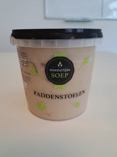 Bospaddenstoelen / champignon soep 6 x 680 ml in krat VEGA