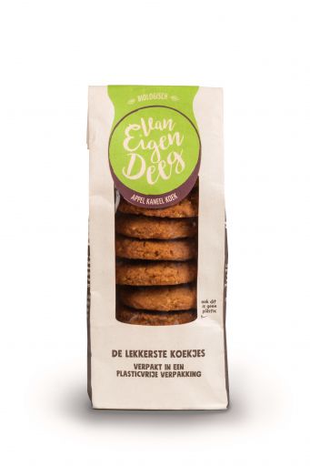 Appel Kaneel Koek ECOLOGISCH (pak) – Laag in suikers (10 x 150g)