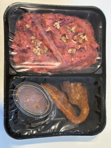 Bieten stamppot met uitje, jus en speklap (2 maaltijden van 450 gram)