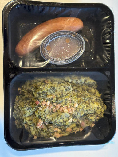 Boerenkool stamppot met spek, jus en rookworst (2 maaltijden van 450 gram)